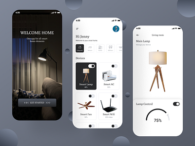 Smart Home Mobile App app app design app designer design designer figma design home mobile app mobile app design mobile design smart smart home smart home mobile app ui ui design ui designer ui ux ui ux design ui ux designer ux designer