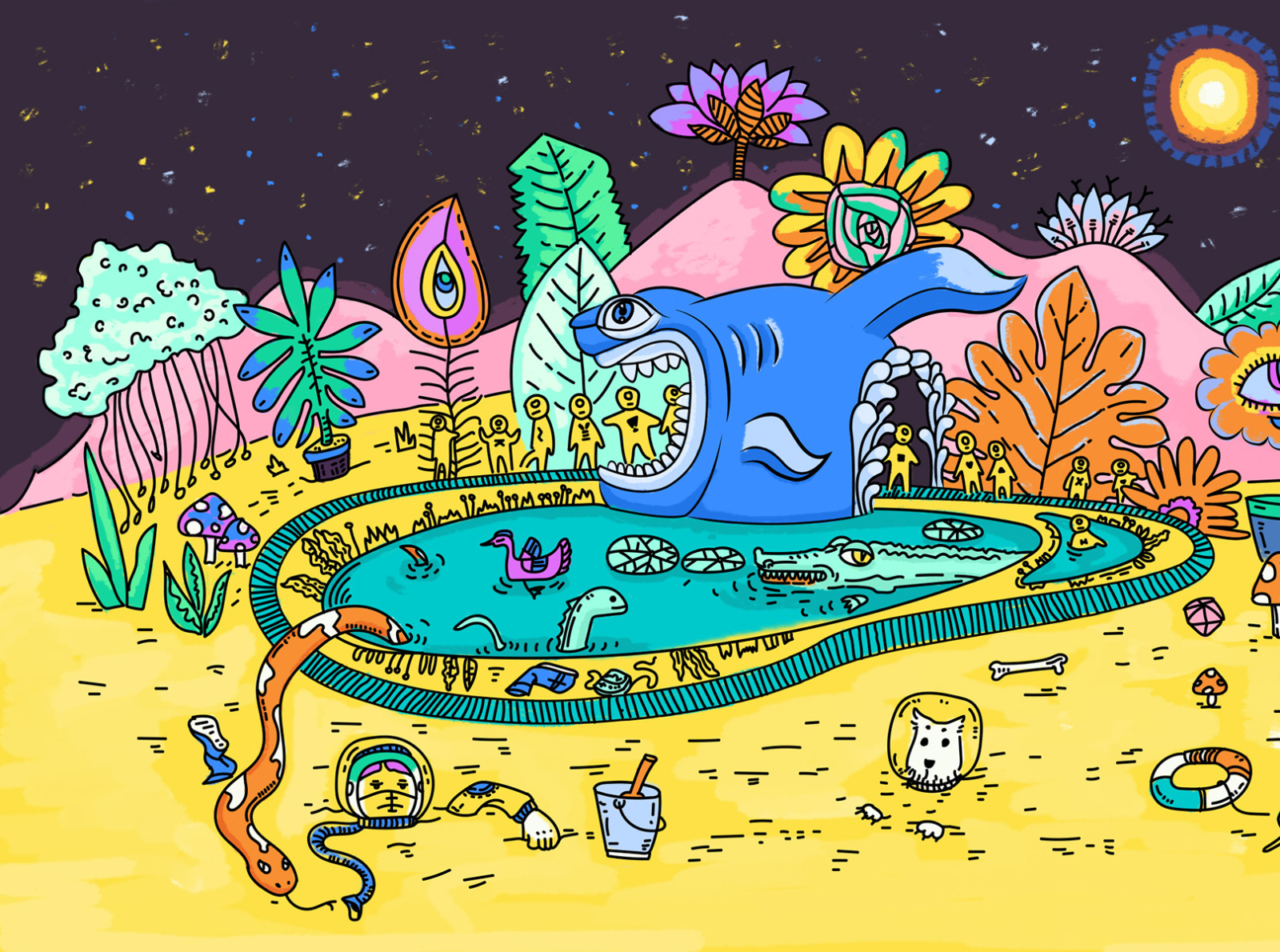 Children Garden by pluto1101 on Dribbble