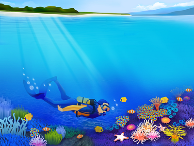 Under Sea illustration