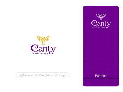 Canty Brand Logo Design brand identity branding chocolate brand logo logo logo designer vector