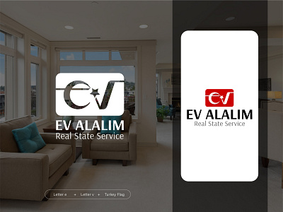 EV Alalim | Real State Service Logo Design