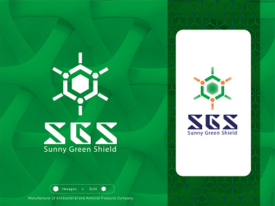 SGS | Antibacterial Products Company Logo Design