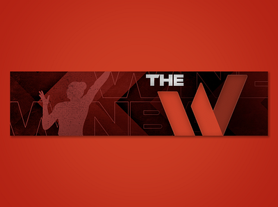 NBA 2K22 - Banners - The W 2d 2k 2k sports basketball basketball banner basketball team flat gaming graphic design nba nba 2k nba 2k banner nba 2k22 nba 2k22 banner nba design nba2k nba2k22 sports sports banner sports design