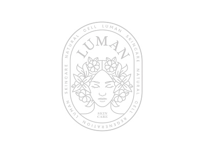 Luman beauty body care face goddess health logo logo design lotion mark natural skin soap visual idenetiy woman