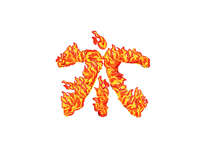 Twitch Emote - Fnatic Extra Fire 2d art character concept design emoji emote emoticon esports flat gamer gaming graphic design illustration twitch twitchemote vector