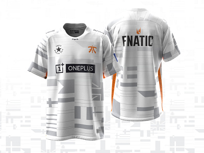 Worlds League of Legends Fnatic Jersey 2d apparel apparel design art design esports flat gamer gaming graphic design illustration