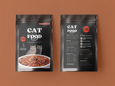 CAT FOOD ver.01 | FOOD PACKAGING DESIGN SAMPLE | CANVA DESIGN