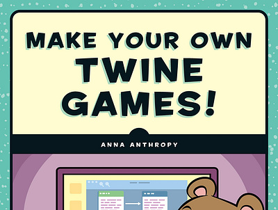 (BOOKS)-Make Your Own Twine Games! app book books branding design download ebook illustration logo ui