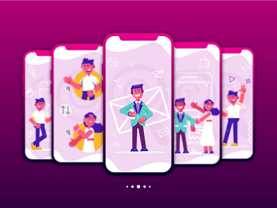 Candy Pay app app illustration candy candy pay connection design e money illustration motion people ui ux