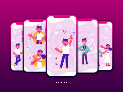 Candy Pay app app illustration candy candy pay connection design e money illustration motion people ui ux