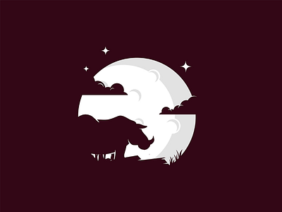 Rhino 2d anima animals character dribbble dribbble best shot flat illustration illustrator l animal ar mongolia night t animal illustration