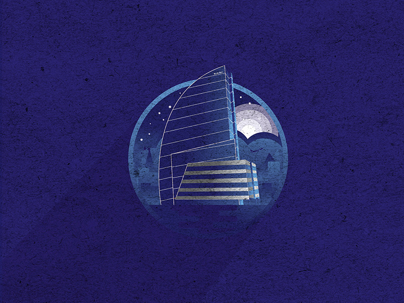 Blue SKy ulaanbaatar sky blue mongolia line graphic night illustration adobe