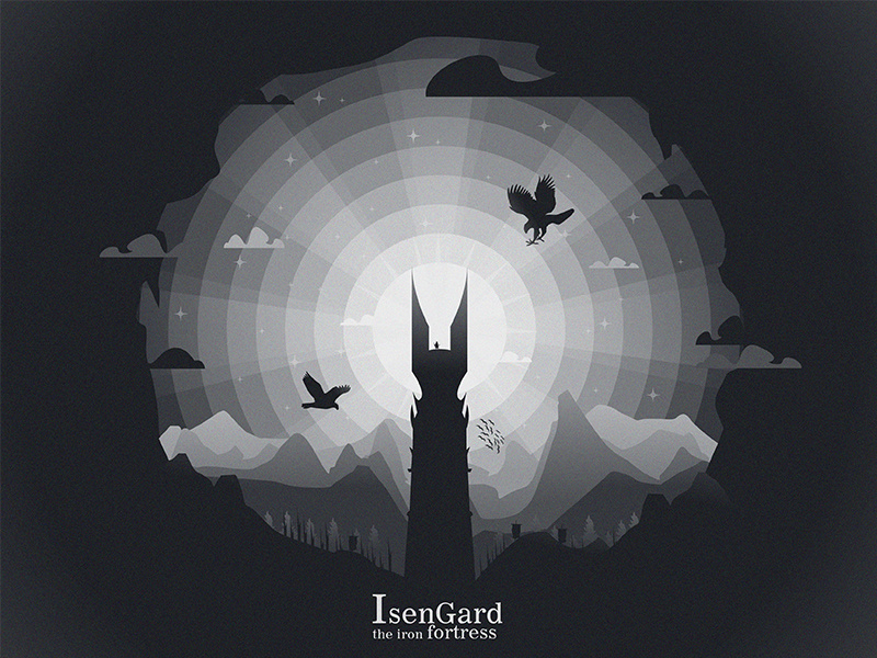 Isengard dribbble