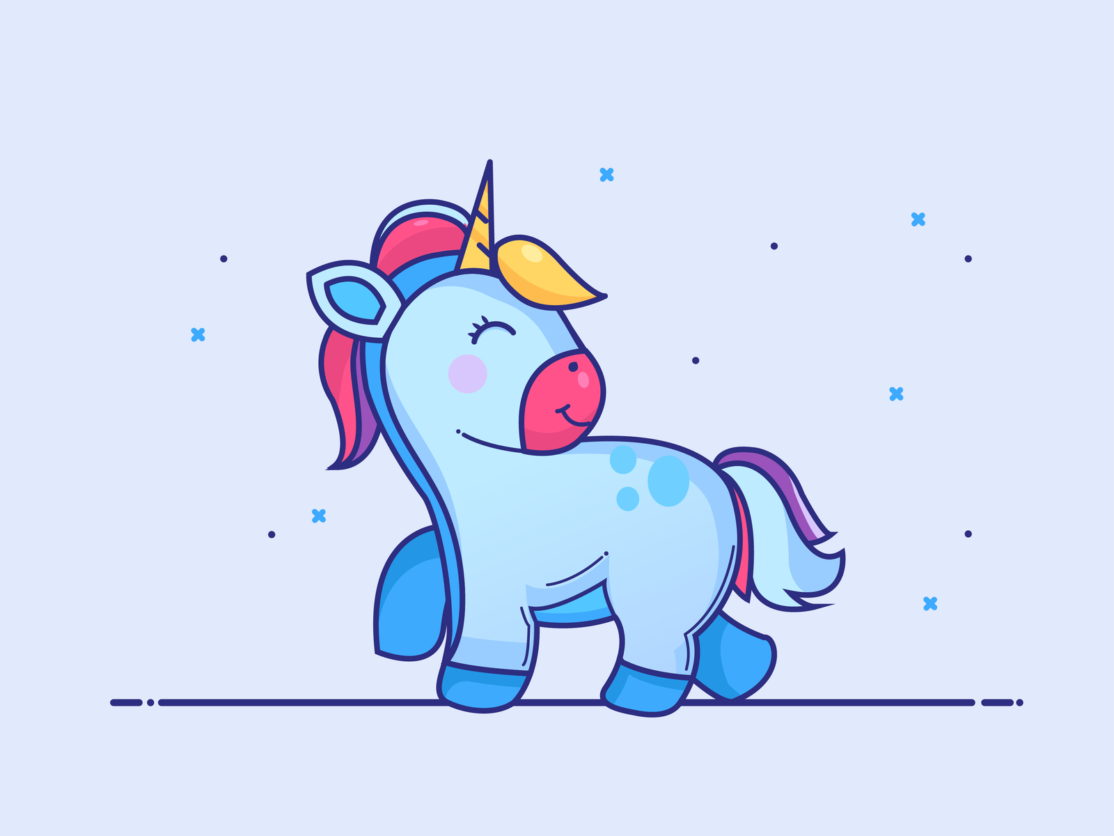 Unicorn By Sane Tnmc On Dribbble