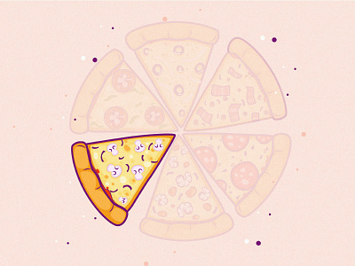 Pizza 2d art design dribbble flat illustration illustrator line line art logo mongolia pizza pizza hut pizza logo sticker vector