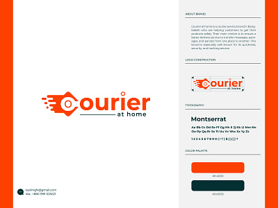 Courier At Home Logo brand guideline brand identity branding c icon logo c mark logo combination mark logo courier brand logo courier logo courier service logo delivery brand logo latest logo logo logo branding logo design logo presentation logo project minimal logo new logo product delivery logo wordmark logo