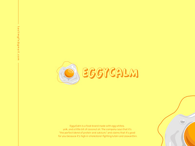 EggyCalm Logo 3d logo brand guideline brand identity branding clean logo combination mark logo egg brand logo egg food logo egg icon logo egg logo egg vector fancy logo latest logo logo logo branding logo design logo presentation logo project mascot logo minimal logo