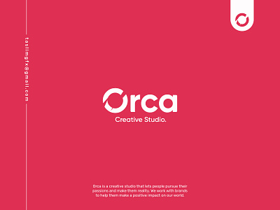 Orca Creative Studio Logo brand guideline brand identity branding clean logo creative studio logo latest logo logo logo branding logo design logo presentation logo project minimal logo new logo o shape logo orca logo solid color logo studio brand logo studio logo white color logo word mark logo