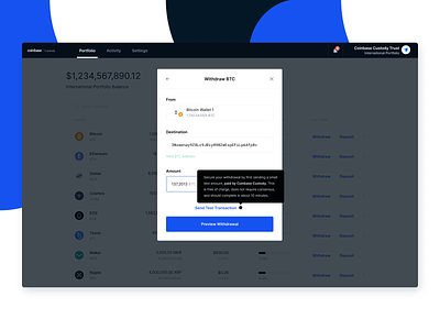 Move Funds with Confidence on Coinbase Custody coinbase crypto cryptocurrency test transactions web
