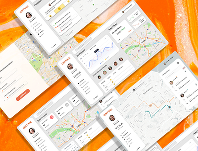 OnTime Web Design design mockup prototype ui ux website wireframe