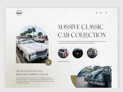 Car Collection - Landing Page app daily ui design graphic design landing page landing page design ui ui design uiux userinterface design website website design webui