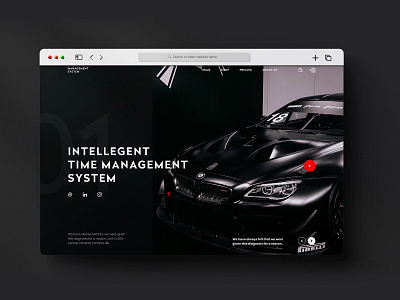 Intellegent - Management System Website Design app daily ui design figma graphic design landing page ui uiux userinterface design web design web ui