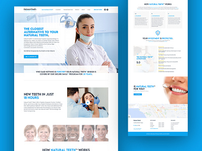 Health-Care: Dental Landing Page UI Design. app daily ui design figma illustration landing page ui uiux web web deign website webui