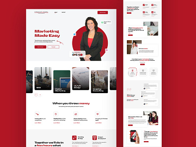 Digital Marketing Agency Landing Page agency app daily ui design landing page ui uiux userinterface web design website webui