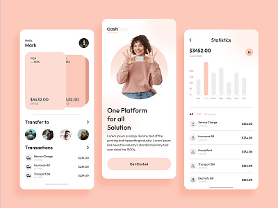 E-wallet Mobile App Design