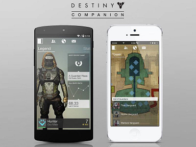 Destiny Mobile Companion bungie companion destiny mobile uix