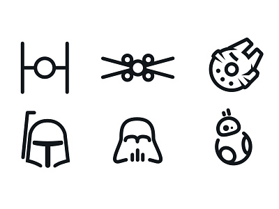 Updated Star Wars Minimal Icons