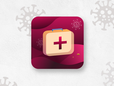 Medical Kit Icon app design flat icon illustration ui web