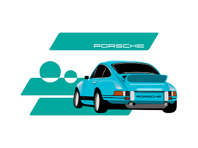 Porsche 911 adobe illustrator car design graphic design illustration porscha porscha 911 race sports traffic ui ux vector