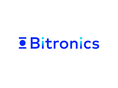 Bitronics Logo binary branding data design icon informatics it logo logo mark logodesign logotype tech technology