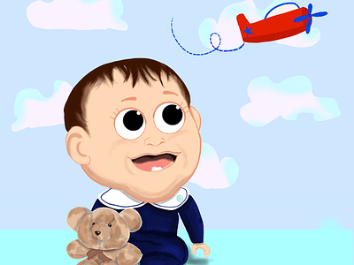 Kid’s Day airplane baby baby boy bear kids kids day nephew toys