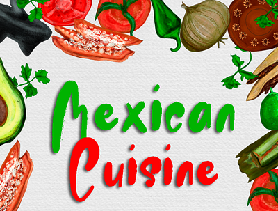 Mexican Cuisine Branding art branding design digitalart illustration kawaii procreate