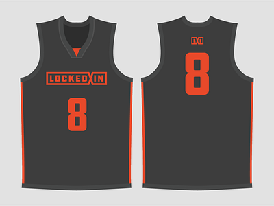 Locked In basketball jersey