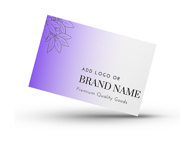 Editable Business Card Template