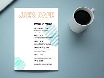 Menu Design.