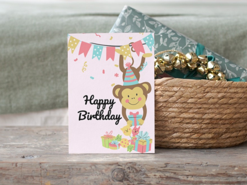 Birthday Greeting Card Design by Ashoomi on Dribbble