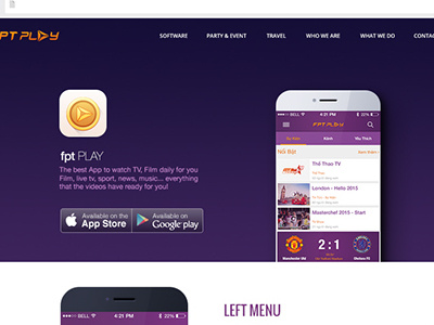 [PSD Sharing] Re-Design App FPT PLAY mobile app psd redesign