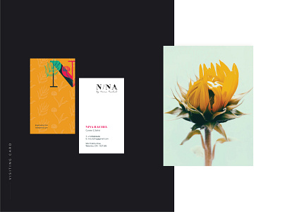 N/NA by Nina Rachel - Visiting card branding design graphic design illustration logo