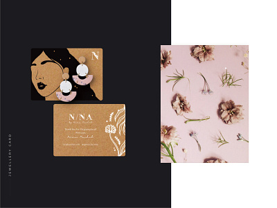 N/NA by Nina Rachel - Jewellery Cards branding character design design graphic design illustration