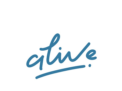 Alive - Hand-drawn Logo