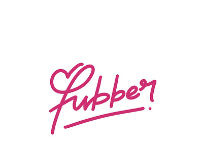 Fubber - Hand-drawn Logo branding design graphic design handdrawn handwriting illustration logo typography