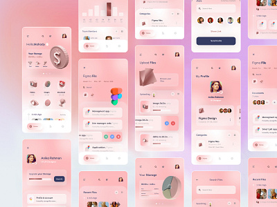 file management app 3d app application clean colors exploration file management file manager file sharing grid ios layout minimal product design trending typogaphy ui userinterface ux visual