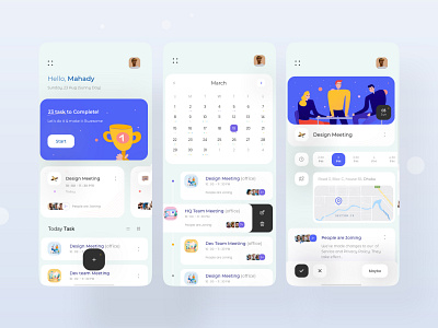 Team Management app v2 app calendar colors event management explosion grid interface ios layout saas app task task management task manager team management to do app trending ui userinterface ux visual