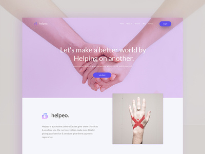 Helpeo Web concept