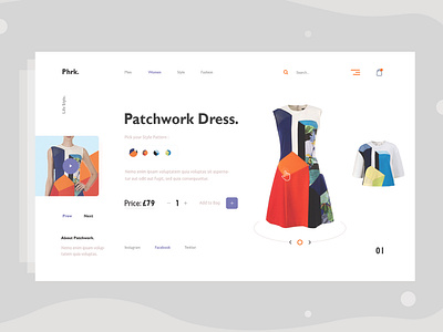 Minimal E-commerce web Exploration v4 clean concept dress e commerce fashion grid homepage interface landing page layout minimal model product shop store trend typography ui visual web