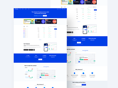 Phemex Homepage blockchain branding btc creative direction crypto cryptocurrency design icon ui ux web design